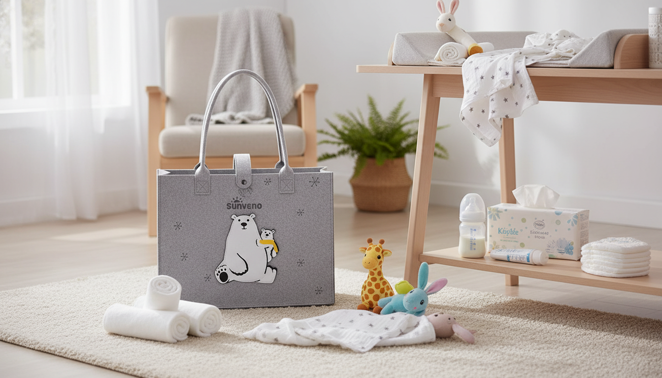 High-Capacity Mommy Tote Diaper Bag: Stylish & Organized