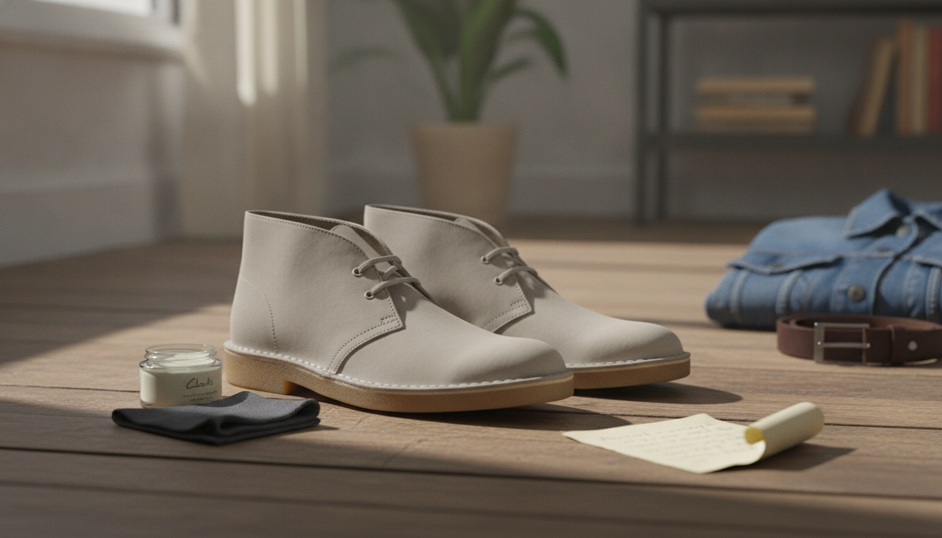 Clarks Men’s Grey Leather Lace-Ups: Fit, Style & Care