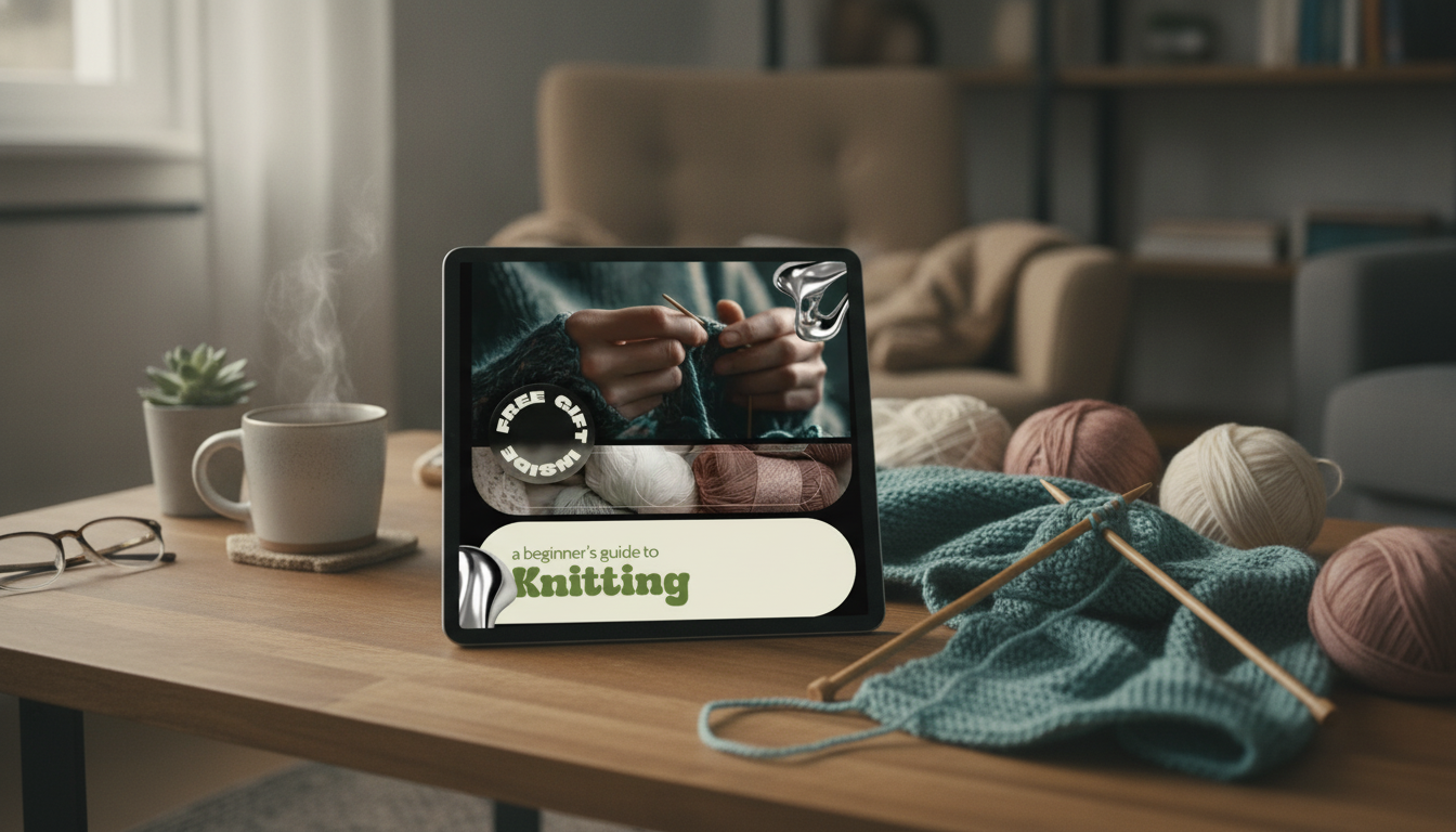 Knitting for Beginners: Easy Steps to Start Confidently