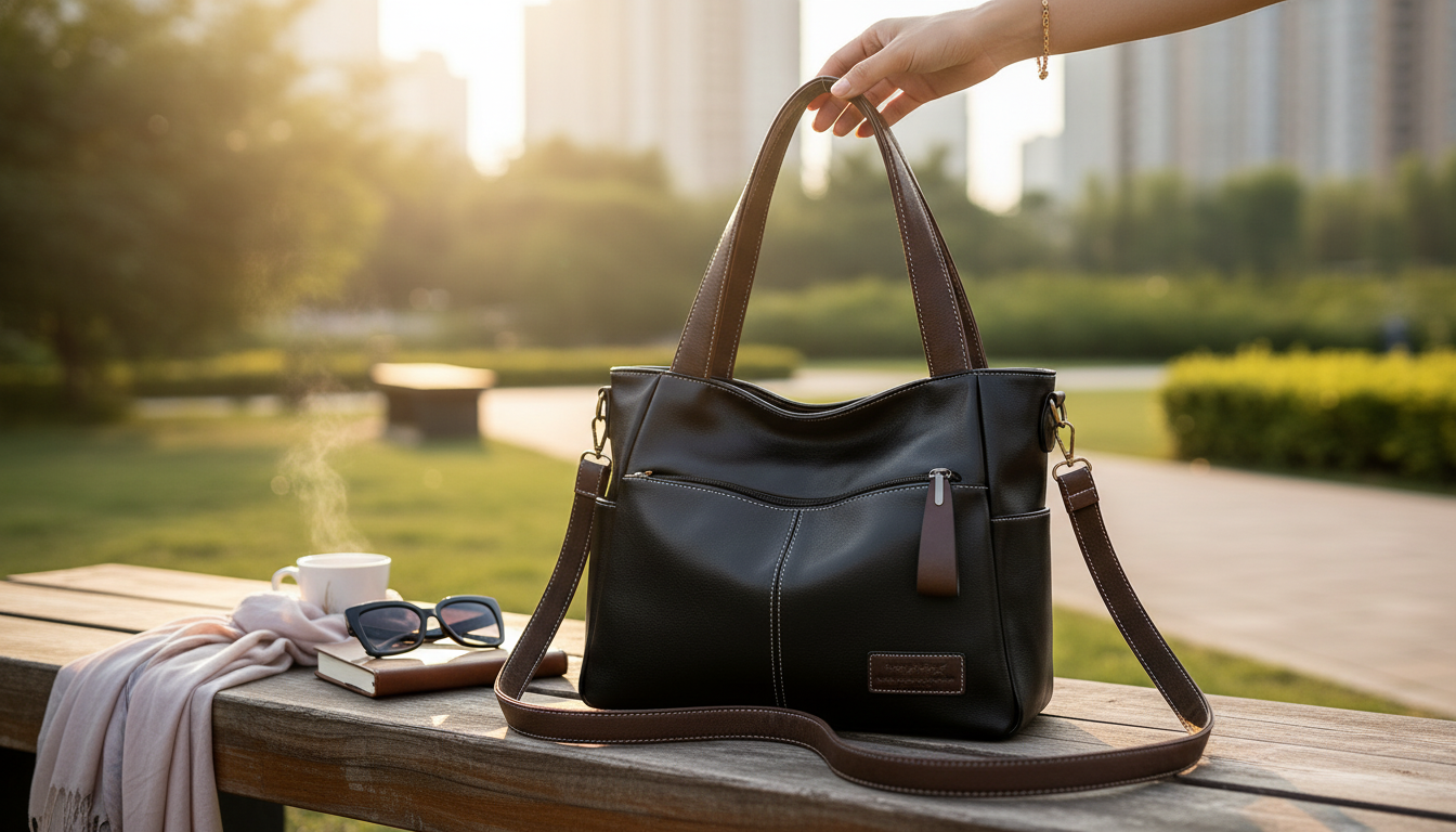 Luxury Patent Leather Handbag: Shoulder & Crossbody
