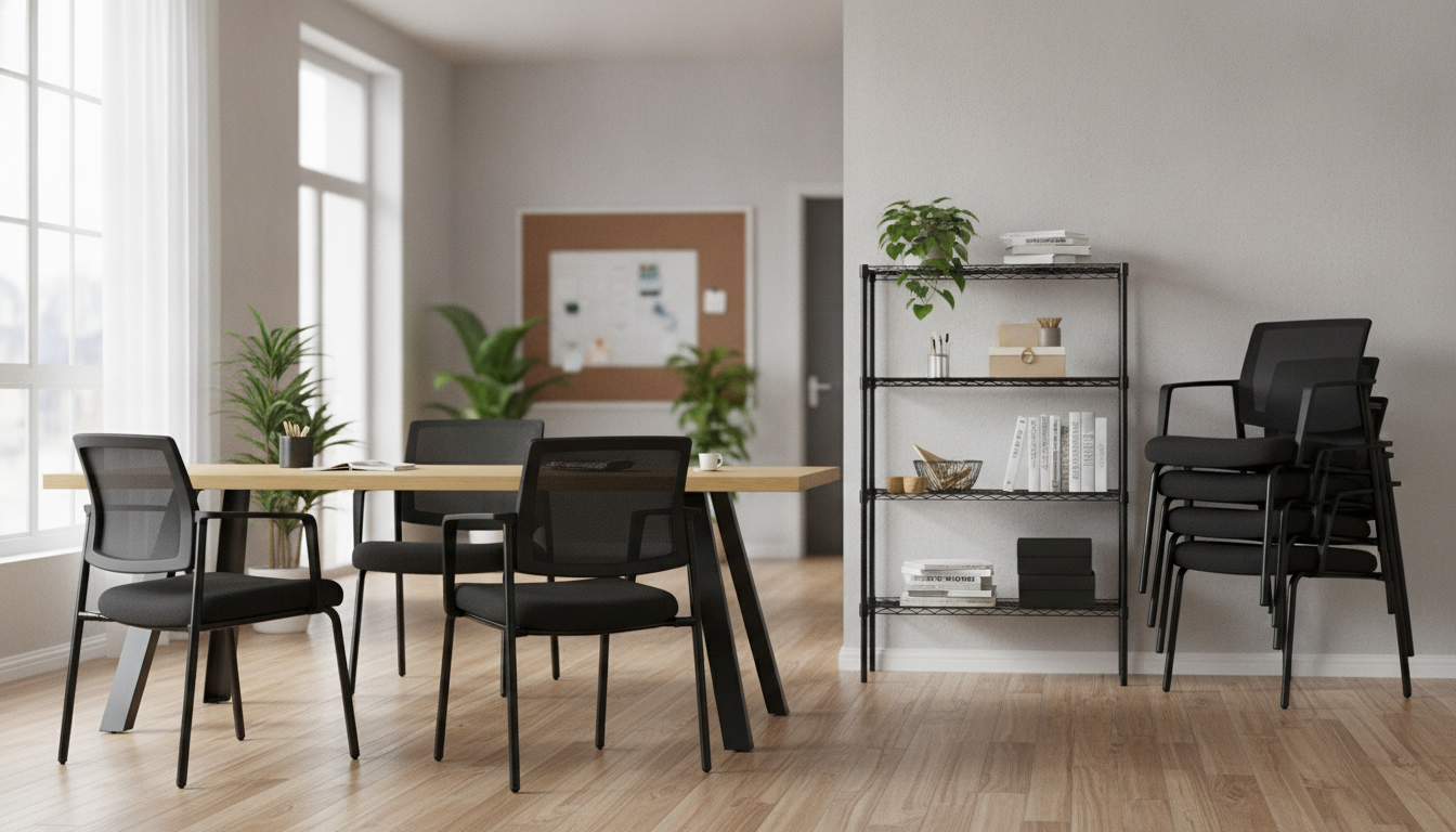 Mesh Back Stacking Chairs: Comfort, Storage, Durability