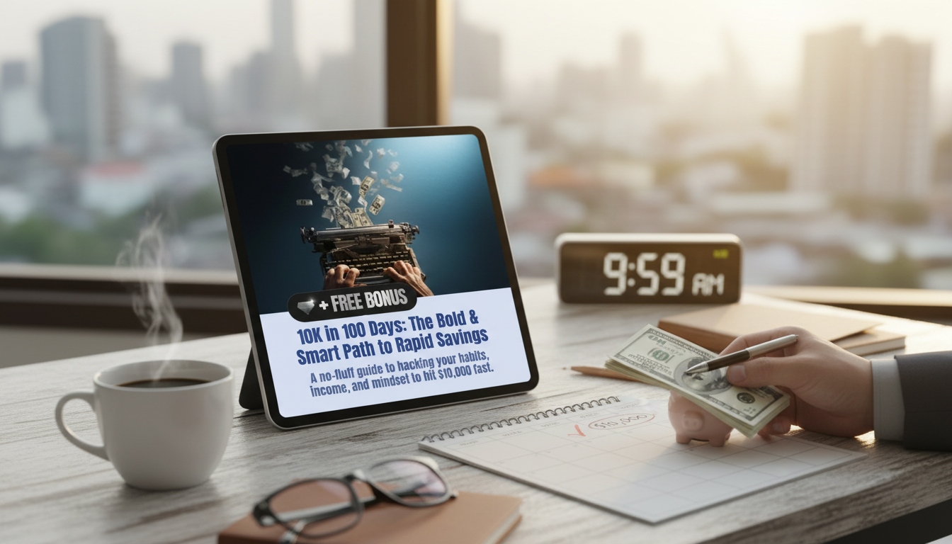 Save $10,000 in 100 Days: A Practical Sprint Plan