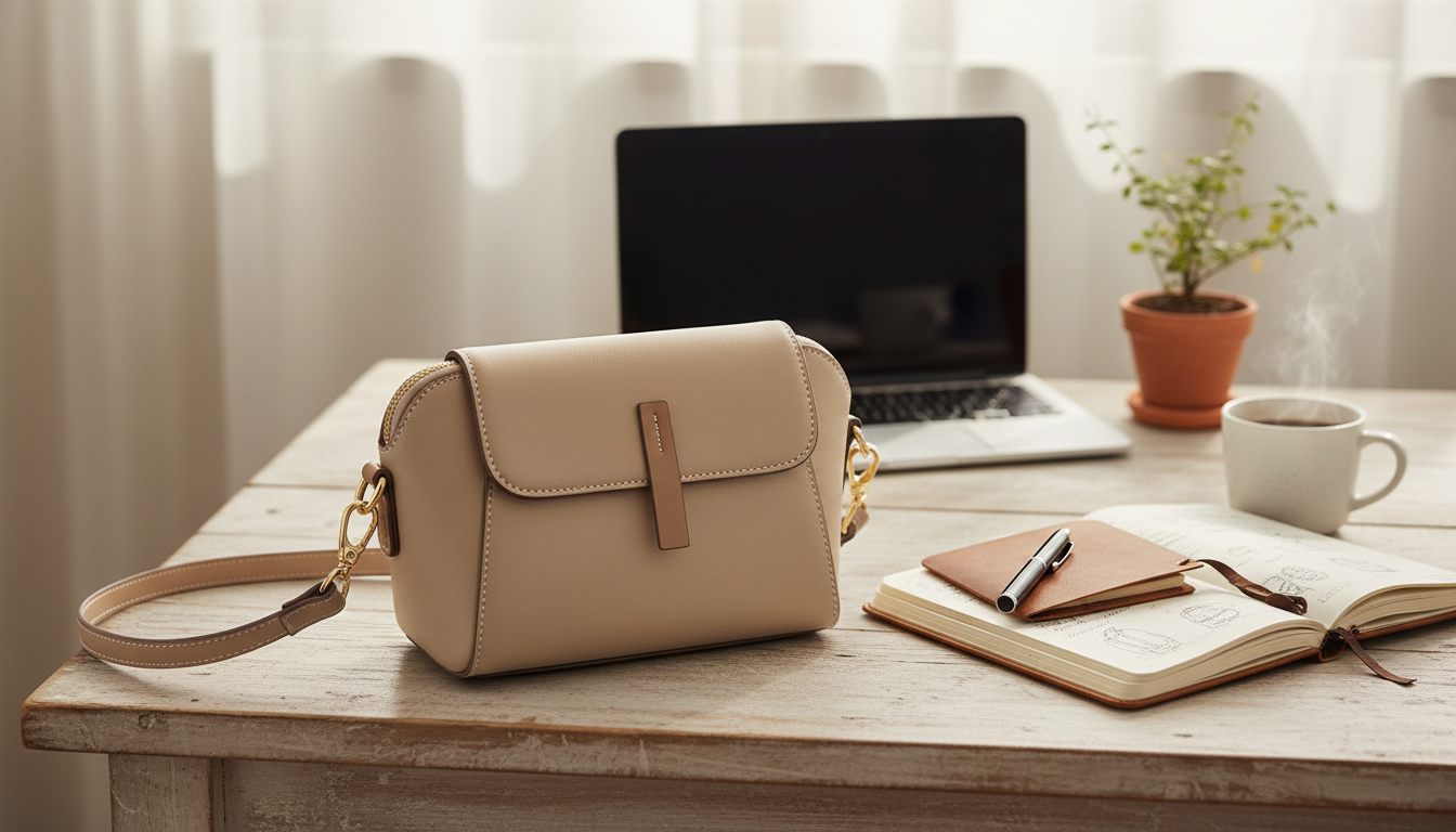 Versatile Small Square Leather Crossbody Bag: Style & Care