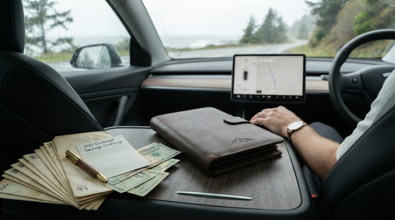 100 Envelope Savings Challenge: Total Saved Is $5,050