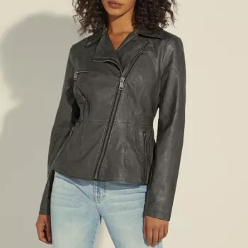 Guess Grey Zip-Front Blazer: Fit, Styling & Care